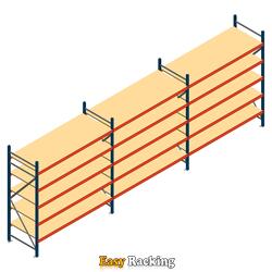 Voordeelrij grootvakstelling AR 2500x5758x800mm (hxbxd) - 5 niveaus