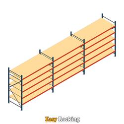 Voordeelrij grootvakstelling AR 2500x8308x1000mm (hxbxd) - 5 niveaus