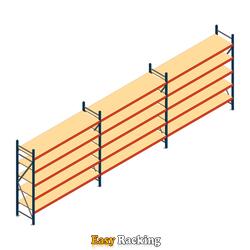 Voordeelrij grootvakstelling AR 2500x8308x600mm (hxbxd) - 5 niveaus