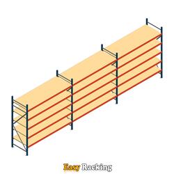 Voordeelrij grootvakstelling AR 2500x8308x800mm (hxbxd) - 5 niveaus