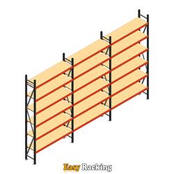 Voordeelrij grootvakstelling AR 3000x5038x400mm (hxbxd) - 6 niveaus