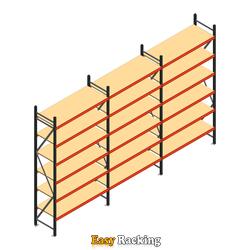 Voordeelrij grootvakstelling AR 3000x5038x600mm (hxbxd) - 6 niveaus