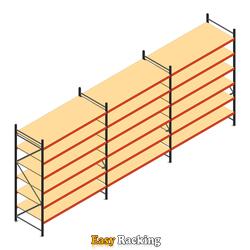 Voordeelrij grootvakstelling AR 3000x8308x1000mm (hxbxd) - 6 niveaus